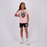 Vingino x Messi Shield T-Shirt Kids Roze - Maat 104 - Kleur: Roze | Soccerfanshop - thumbnail