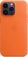 MPPR3ZM/A Apple Leather Case with MagSafe iPhone 14 Pro Max Orange - thumbnail