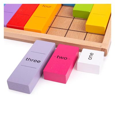 Bigjigs houten rekenspel cijfers verbinden