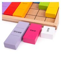Bigjigs houten rekenspel cijfers verbinden - thumbnail