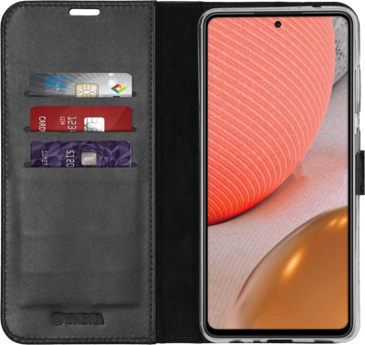 Valenta Book Case Gel Skin Samsung Galaxy A72 4G Black