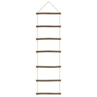 Wanddecoraties laddervormig 2 st 30x100 cm naturel tak - thumbnail