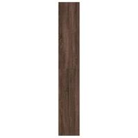 Boekenkast 60x30x189 cm bewerkt hout bruin eikenkleurig - thumbnail