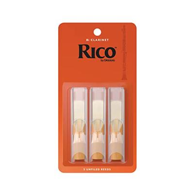 D'Addario Woodwinds Rico 2.0 rieten voor Bb klarinet (3 stuks)
