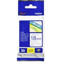 Labeltape Brother TZe, TZ TZe-243 PET Tapekleur: Wit Tekstkleur:Blauw 18 mm 8 m - thumbnail