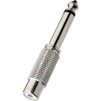 Monacor NTA-175M Audio Adapter [1x Jackplug male 6,3 mm - 1x Cinch-koppeling] - thumbnail