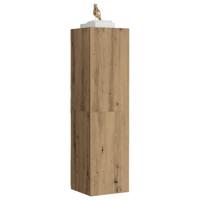Tv-meubel 30,5x30x110 cm bewerkt hout artisanaal eikenkleur - thumbnail