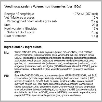 Wijko - Satésaus (Kant en klaar) - 6x 520g Wijko - Satésaus (Kant en klaar) - 6x 520g