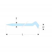 Facom Koevoet met Extra Gebogen Haak en Ronde Steel 40cm - 269 - thumbnail