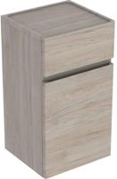 Geberit Renova Plan Lage Kast Met Deur En La 39x36x70 cm Licht Noten Hickory - thumbnail