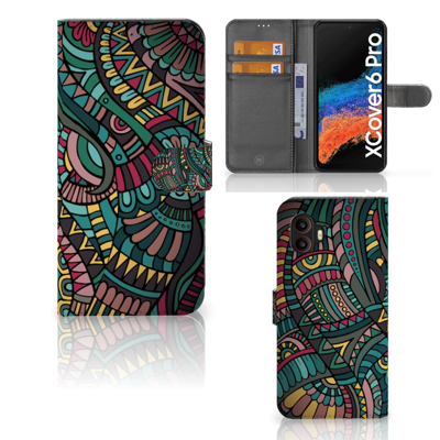 Samsung Galaxy Xcover 6 Pro | Telefoon Hoesje | Aztec
