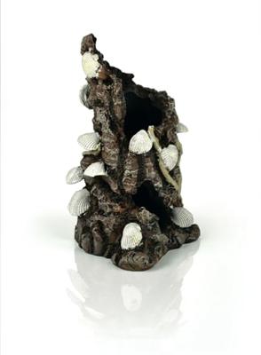 BiOrb ornament schelp op schors wit aquarium decoratie BiOrb ornament schelp op schors wit aquarium decoratie