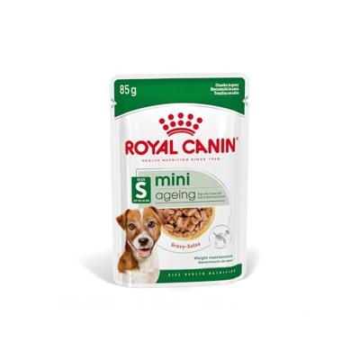 Royal Canin Mini Ageing (senior) natvoer hondenvoer zakjes 12x85g - thumbnail