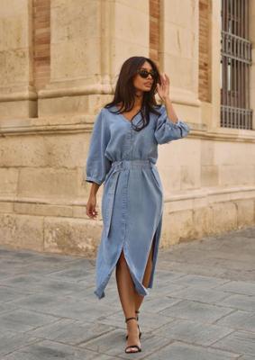 Freebird Jurk Dass | Blue