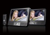 Lenco MES-405 draagbare dvd-/Blu-rayspeler Draagbare dvd-speler Tafelblad Zwart 22,9 cm (9") 480 x 234 Pixels - thumbnail