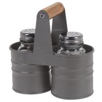 Peper en zoutstrooier in houder - thumbnail