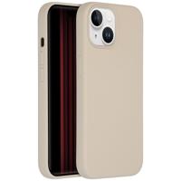 Accezz Liquid Silicone Backcover met MagSafe iPhone 15 Telefoonhoesje Grijs - thumbnail