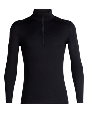 Icebreaker 200 Oasis LS Half Zip Pully Heren Black S Icebreaker 200 Oasis LS Half Zip Pully Heren Black S