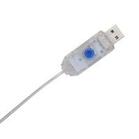 Verlichte Kerstboom met 3 Cadeau Dozen 2D Warm Wit 210 cm - thumbnail