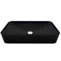 Creavit Ultra Keramische opbouw Wastafel - 60X40CM - mat zwart UL060-00SM00E-0000 - thumbnail