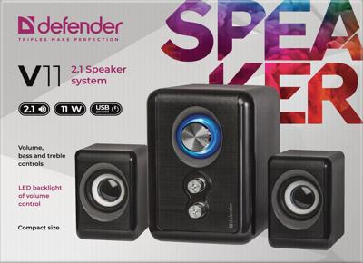 Bedrade computerluidsprekers DEFENDER V11 2.1 11W USB