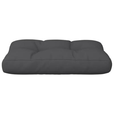 VidaXL Palletkussen 60x40x12 cm stof zwart