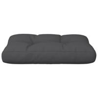 VidaXL Palletkussen 60x40x12 cm stof zwart - thumbnail