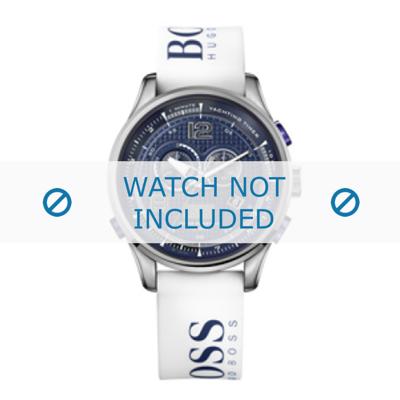 Hugo Boss horlogeband HB-103-1-14-2495 / HB659302447 Rubber Wit 22mm Hugo Boss horlogeband HB-103-1-14-2495 / HB659302447 Rubber Wit 22mm