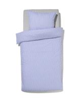 HEMA Dekbedovertrek 140x200/220cm zacht katoen strepen lavendel (lavendel) - thumbnail