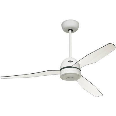 CasaFan Libelle Plafondventilator 82 W (Ø x h) 132 cm x 320 mm Wit-lak Met afstandsbediening CasaFan Libelle Plafondventilator 82 W (Ø x h) 132 cm x 320 mm Wit-lak Met afstandsbediening