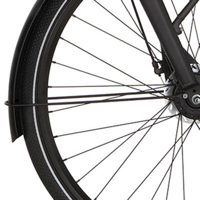 Cortina spatbordstang voor 28 common jet black matt