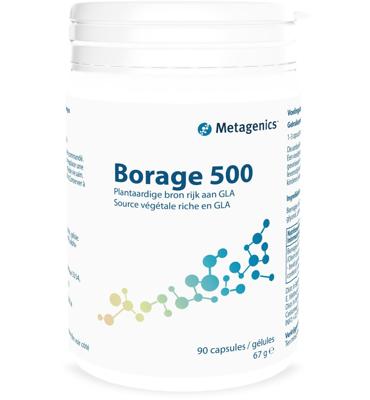 Metagenics Borage 500 GLA 90Capsules