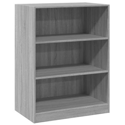 Kledingkast 77x48x102 cm bewerkt hout grijs sonoma eikenkleurig