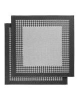 De Witte Lietaer De Witte Lietaer Pied De Poule Theedoek 66x66 black - thumbnail