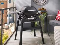 Weber Q1200N gasbarbecue met onderstel - 2,94 kW - 1 roestvrijstalen brander - piëzo-ontsteking - zwart - thumbnail