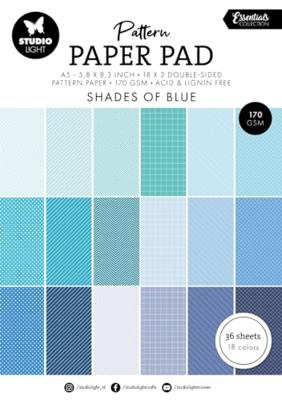 Studio Light • essentials pattern paper pad shades of blue