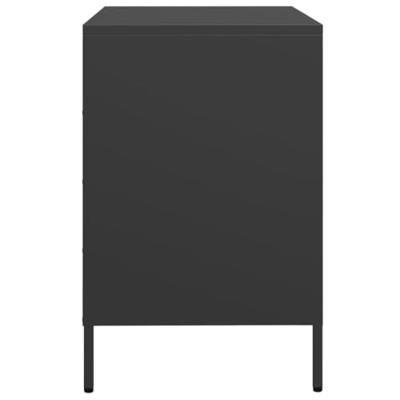 Dressoir 68x39x58,5 cm koudgewalst staal zwart Dressoir 68x39x58,5 cm koudgewalst staal zwart