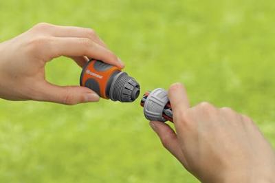 GARDENA 18286-20 neu Kunststof Kraanaansluiting 13 mm (1/2) Ø, 24,2 mm (3/4) binnendraad Set