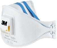3M Aura Comfort Cool Flow stofmasker, FFP2, met ventiel, pak van 2 stuks - thumbnail