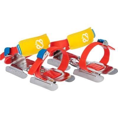 Nijdam Glijijzer Verstelbaar Uni - Bobbin' Skoot Kinderschaats Rood/Zilver One Size