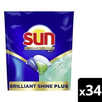 Sun Brilliant Shine Plus all-in-1 vaatwascapsules 34 stuks - thumbnail