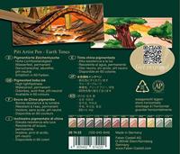 Faber Castell Tekenstift Pitt Artist Pen Brush - set 12 stuks - Earth Tones - thumbnail