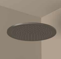 IVY Hoofddouche - medium - 30cm - antikalk nozzels - Mat zwart PED 6900752 - thumbnail