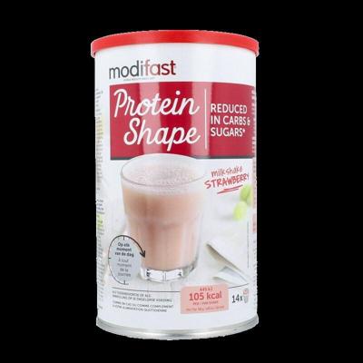 Modifast Proteine shape milkshake strawberry 420 Gram Modifast Proteine shape milkshake strawberry 420 Gram