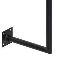 Wandbureau 90x40x170 cm massief acaciahout - thumbnail