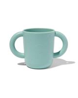 HEMA Beker met handgrepen blauw - thumbnail