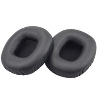Voor JBL J55/J55a/J55i koptelefoon imitatieleer + Foam zachte oortelefoon beschermende cover earmuffs één paar (zwart) - thumbnail