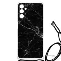 Samsung Galaxy A13 5G | A04s Anti-Shock Hoesje Marmer Zwart - Origineel Cadeau Vader - thumbnail