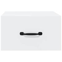 Nachtkastjes 2 st wandgemonteerd 35x35x20 cm wit - thumbnail