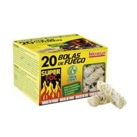 Super Foc Vuurballen voor het aansteken van hout, ecologische was, 20 stuks - thumbnail